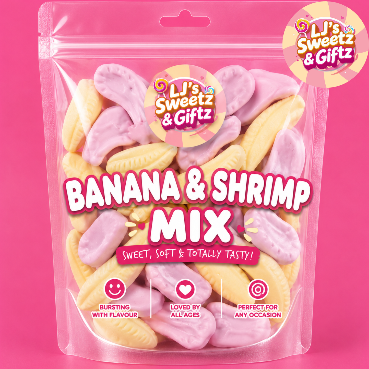 Shrimps & Bananas Mix 500g