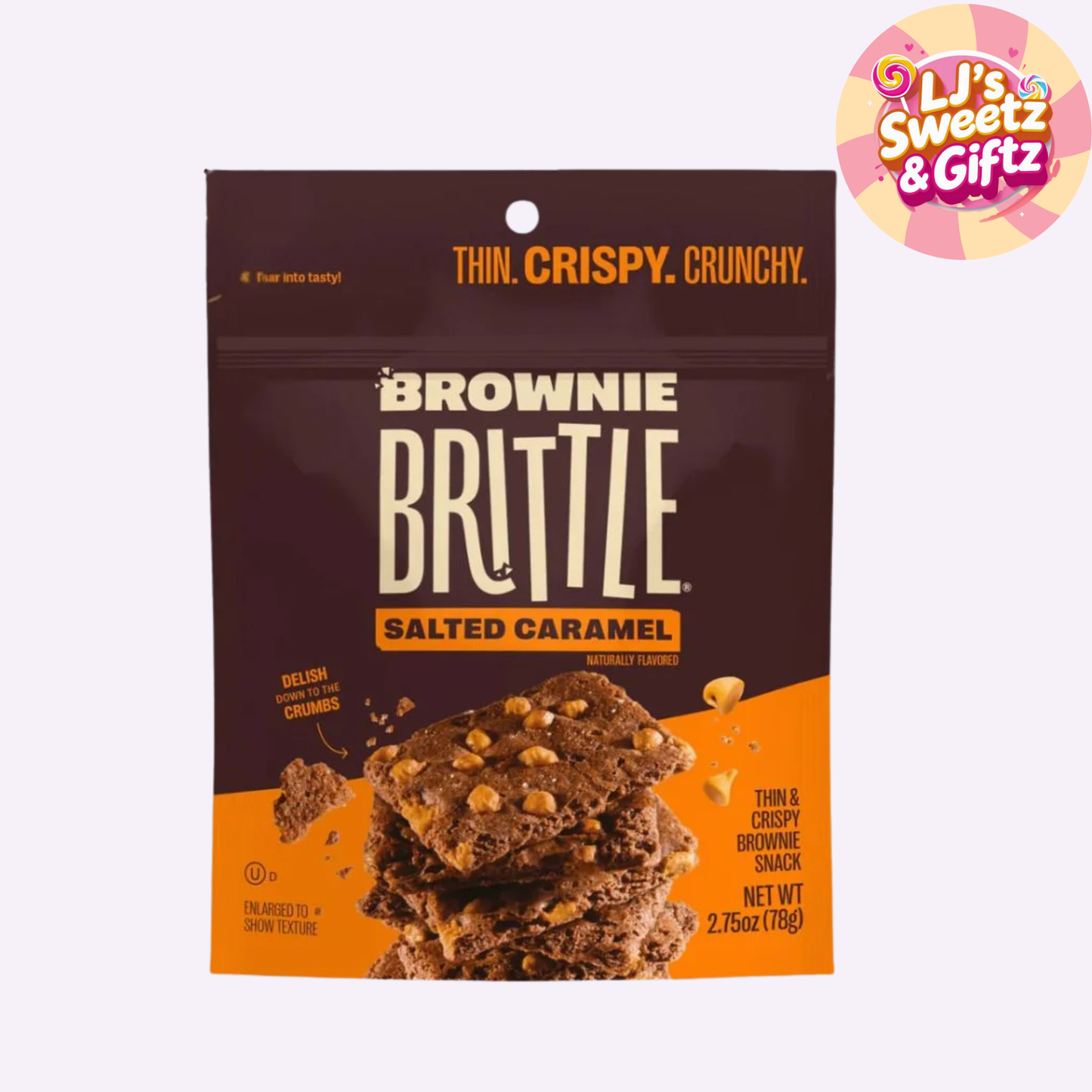 Brownie Brittle Salted Caramel 78g