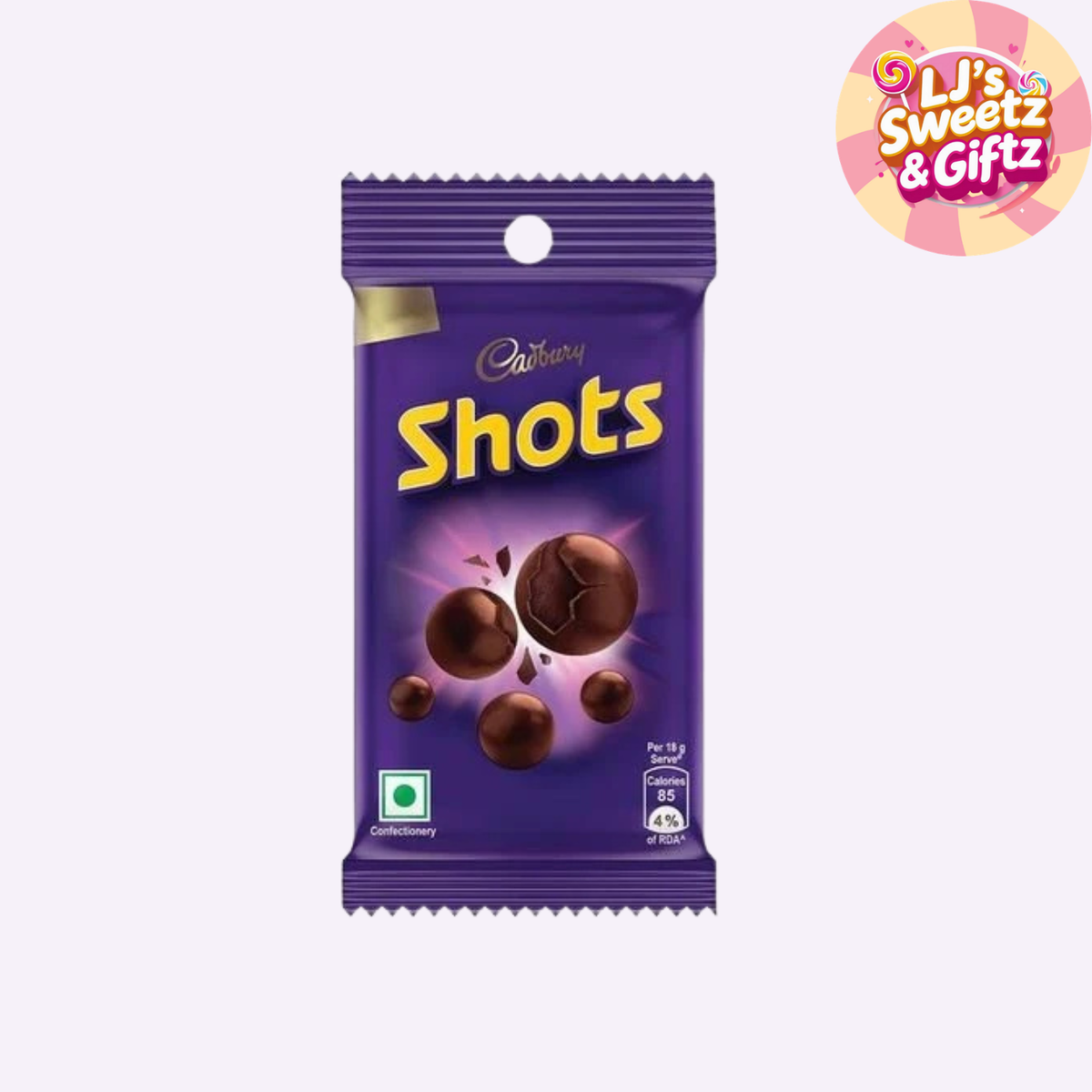 Cadbury Shots Pouches 16g (India)