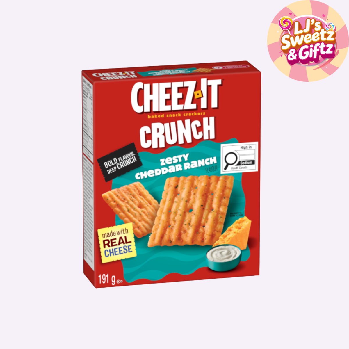 Cheez-It Crunch Cheddar Ranch 191g (CANADA)
