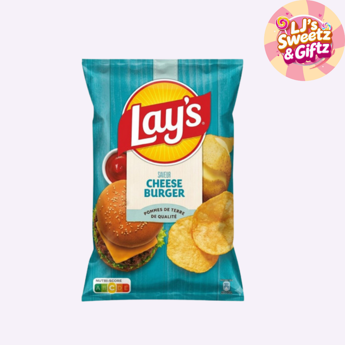 Lays Cheeseburger Crisps 120g