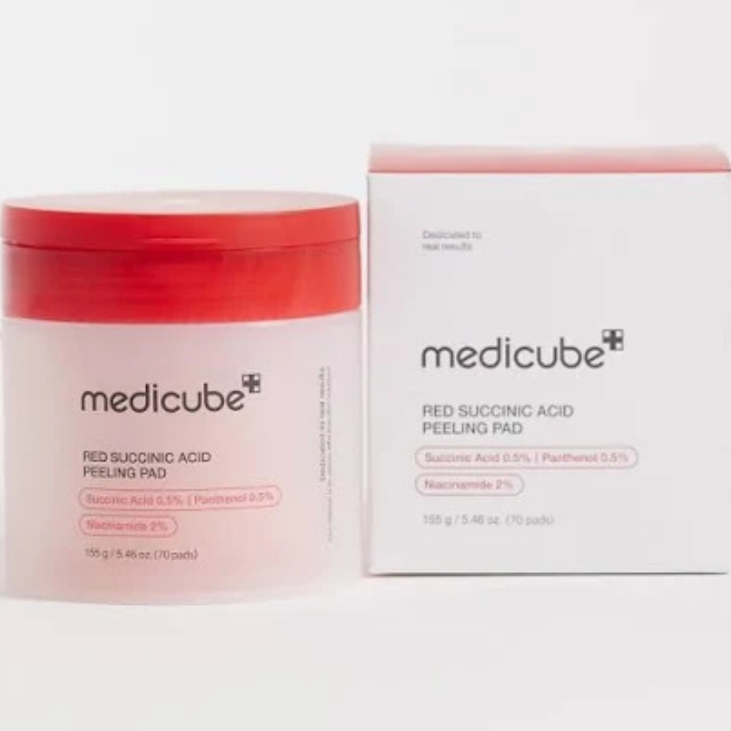 MEDICUBE Red Succinic Acid Panthenol Peeling Pad (70pcs)