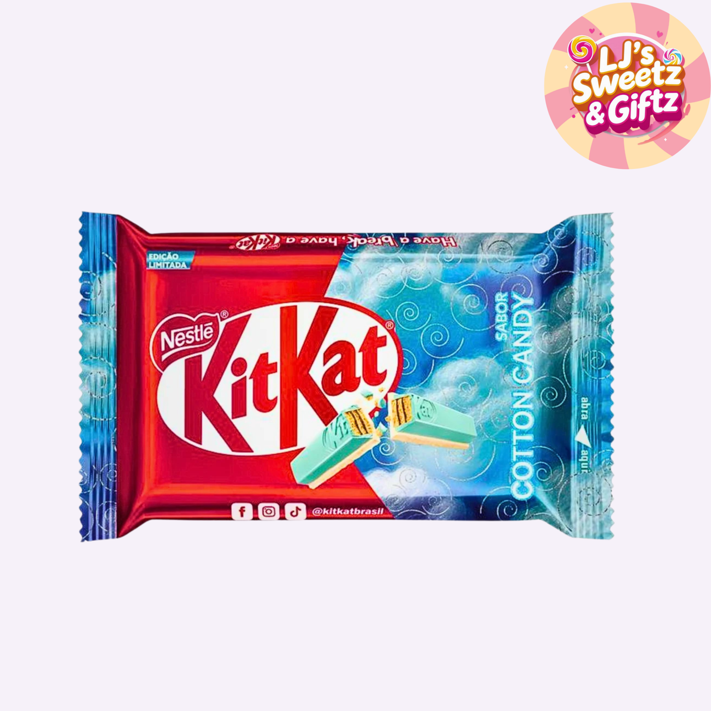 Kitkat Sabor Cotton Candy (Brazil) 41.5g