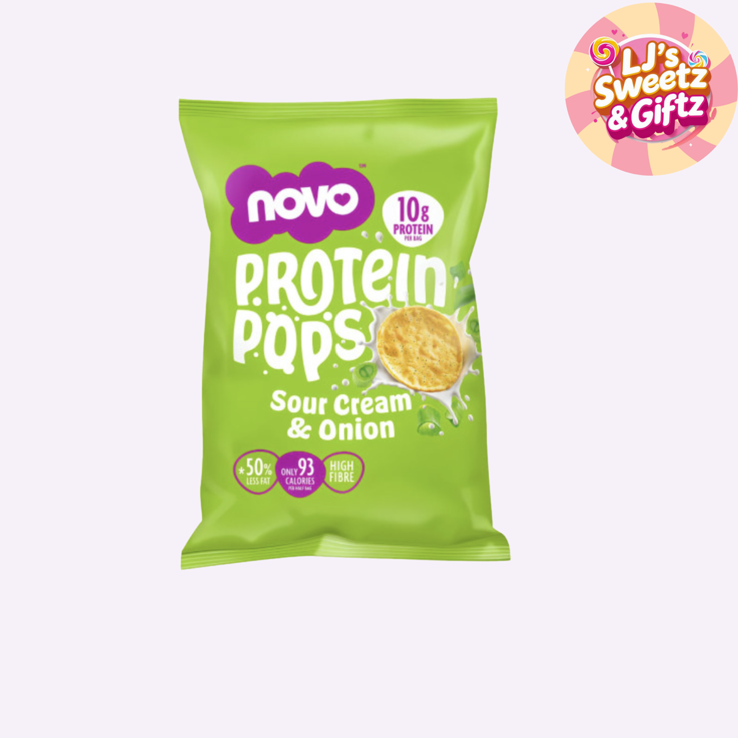 Novo Sour Cream & Onion Protein Pops 45g