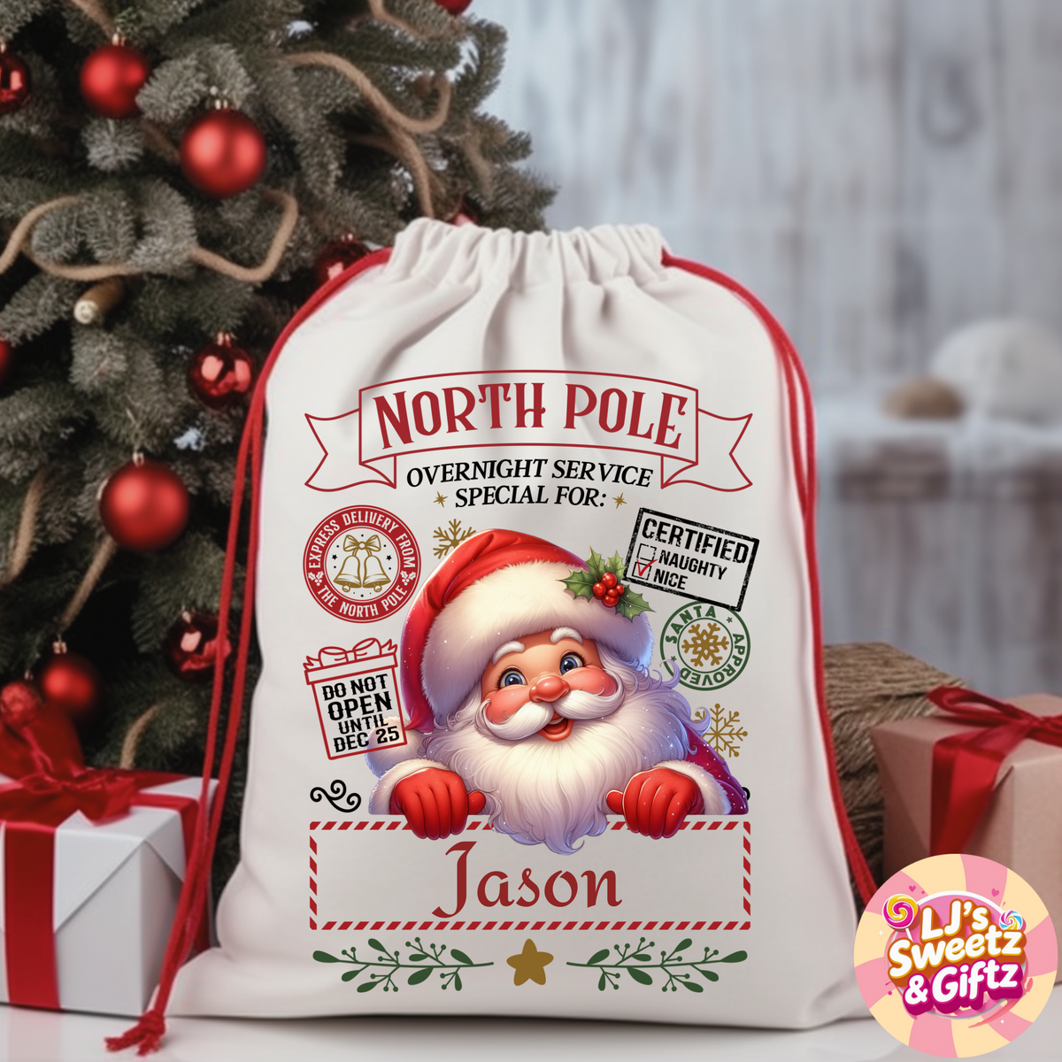 Santa Sack LJs sweetz Giftz