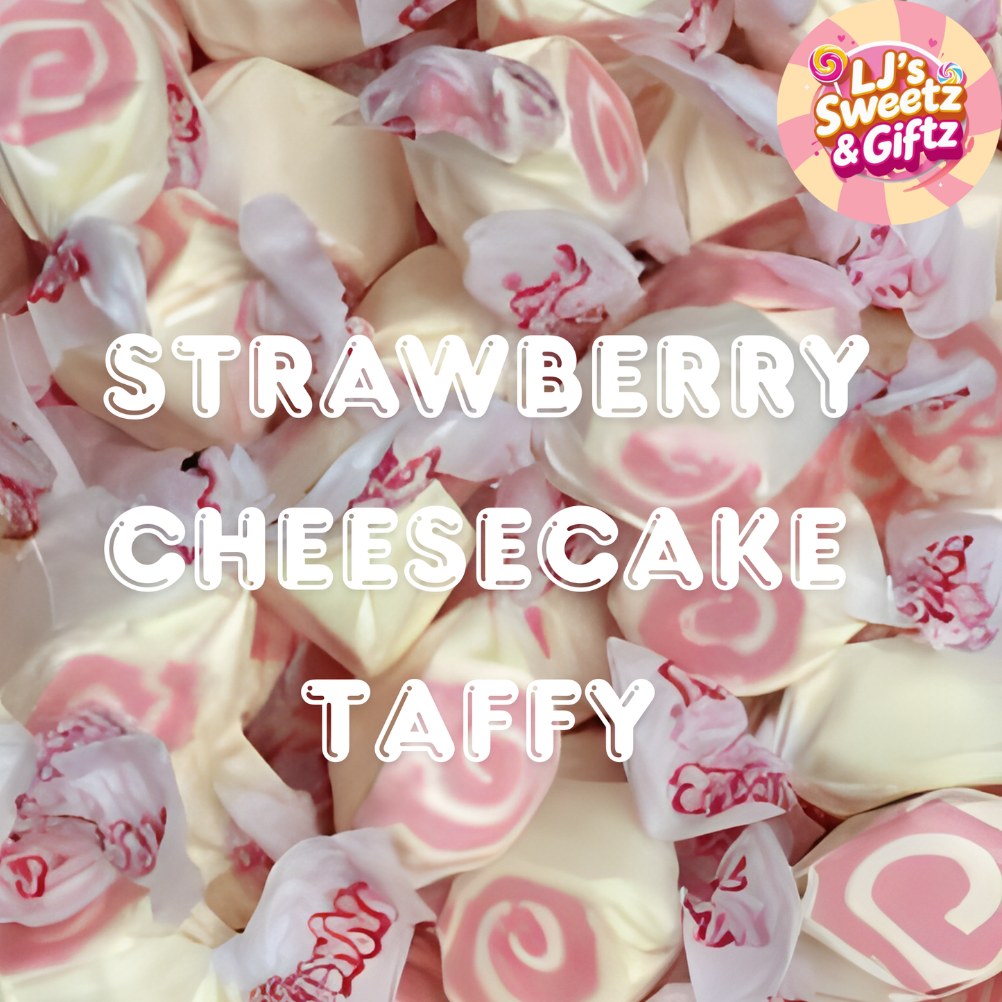 Taffy Town Strawberry Cheesecake Salt Water Taffy