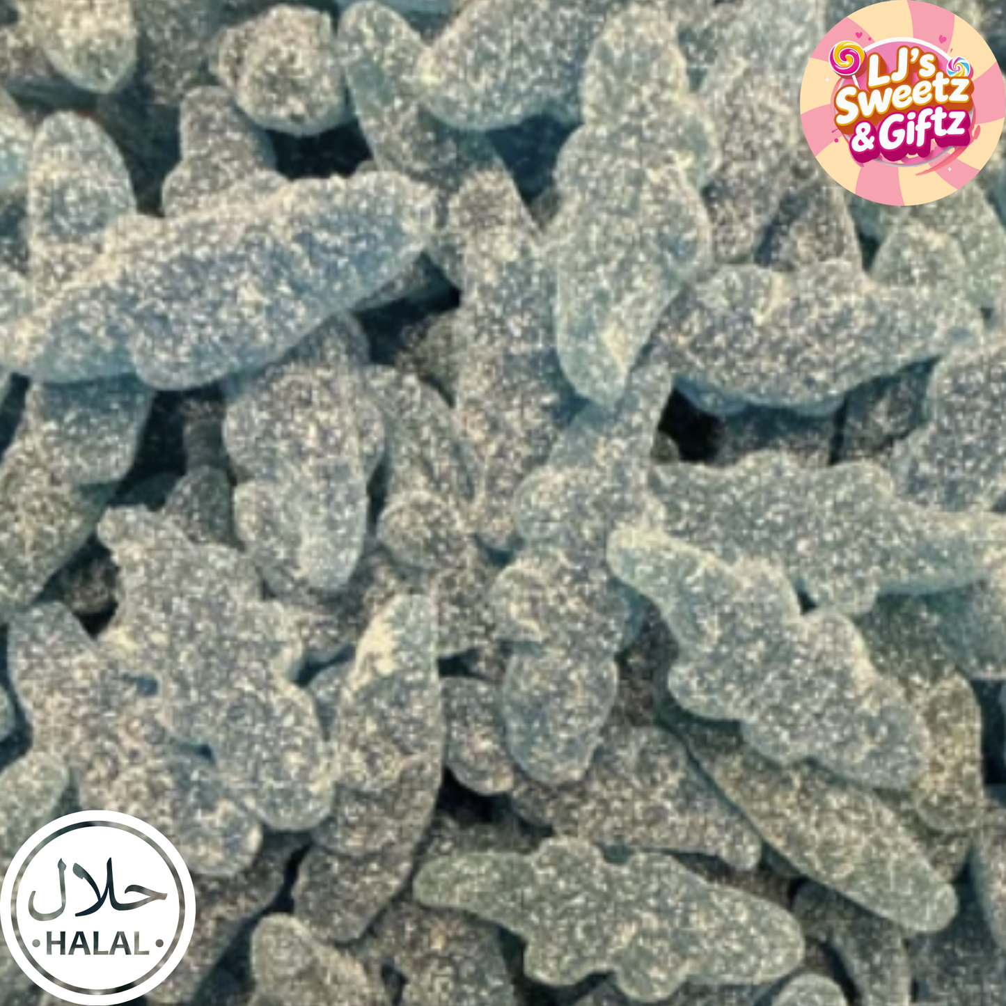 Sour Blue Crocodiles 300g