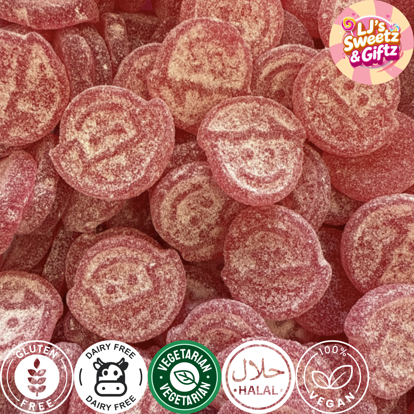 Sour Raspberry Twins 300g