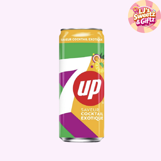 7up Exotique Cocktail Slim Can