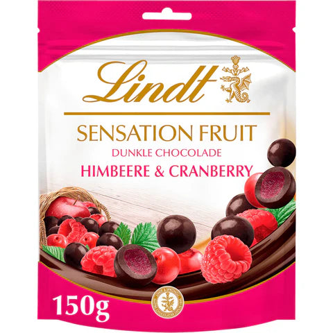 Lindt Sensation Fruit Raspberry & Cranberry 09/26