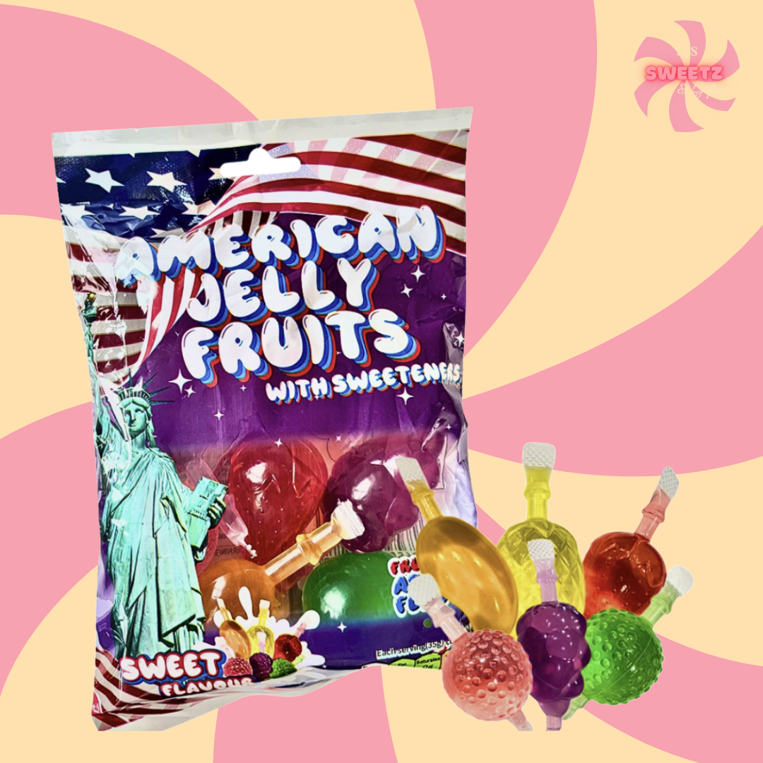 🔍
American Jelly Fruits Sweet Flavours (24x280g)
American Jelly Fruits Sweet Flavours