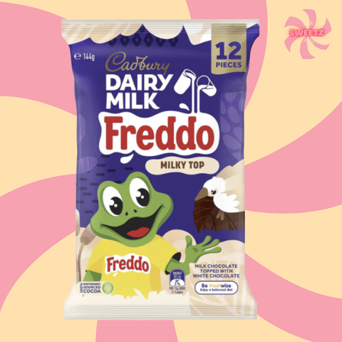 Cadbury Dairy Milk Freddo Milky Top 12-Pack 144g - [Australian]