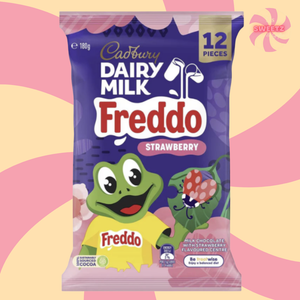 Cadbury Dairy Milk Freddo Strawberry 12-Pack 180g - [Australian]