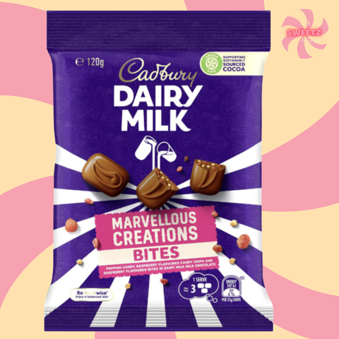 Cadbury Dairy Milk Marvellous Creations Bites 120g - [Australian]