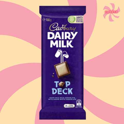 Cadbury Dairy Milk Top Deck 180g -  [Australian]