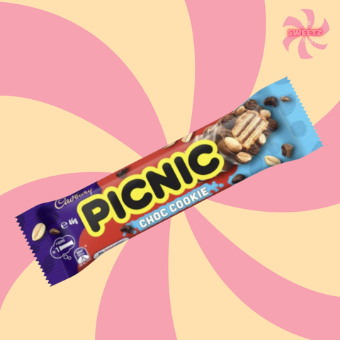Cadbury Picnic Choc Cookie 46g -  [Australian]