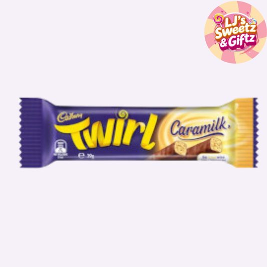Cadbury's Caramilk Twirl Chocolate Bar AUS 39g