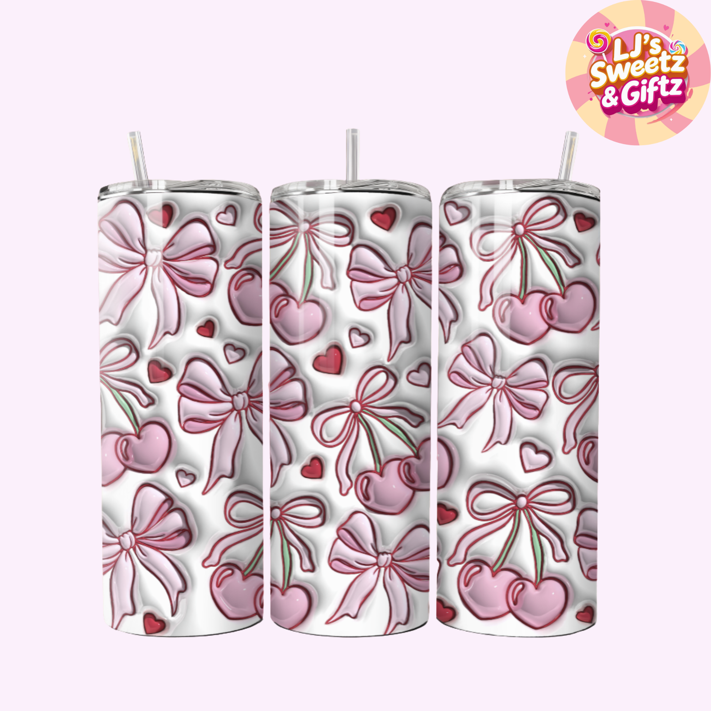 Cherry Bow Tumbler