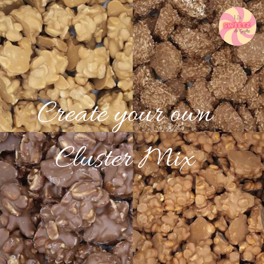 Chocolate peanut cinder toffee clusters
