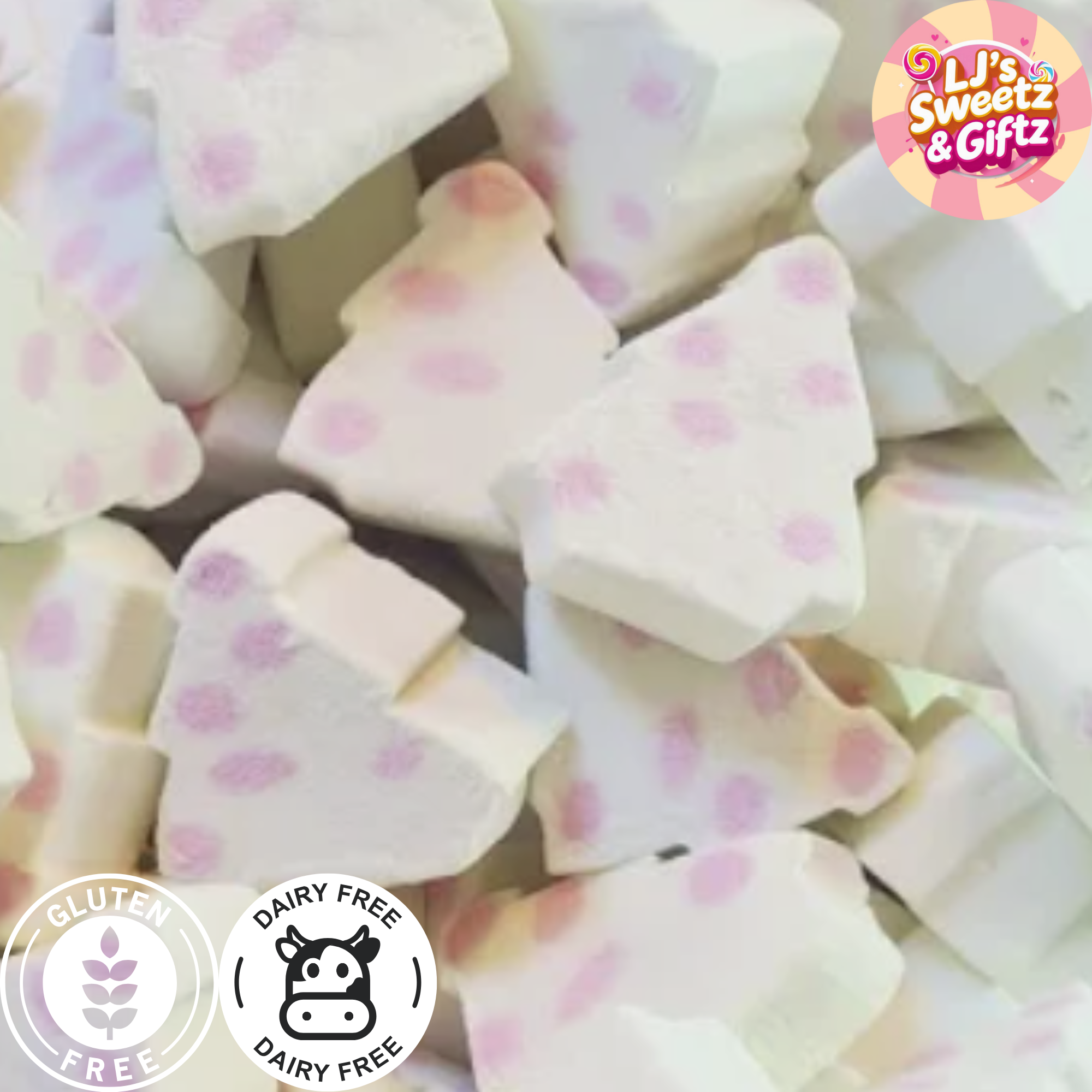 Christmas Tree Shaped Marshmallows