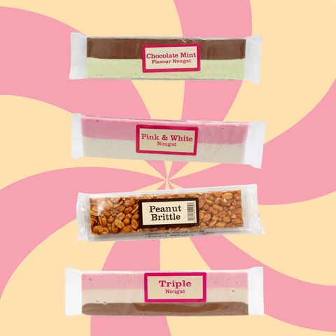Nougat, Brittle and Fudge Bars 130g