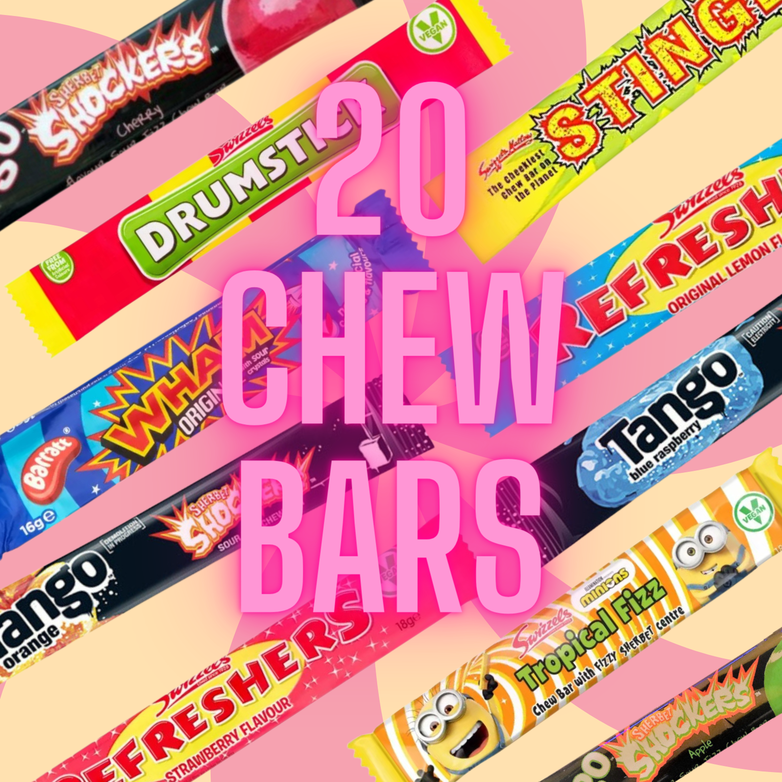20 piece Chew Bar Bundle