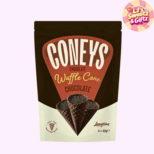 Coneys Chocolate Waffle Cone Chocolate Flavour 63g
