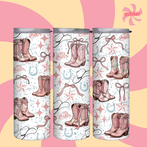 Cow Girl Bow Tumbler