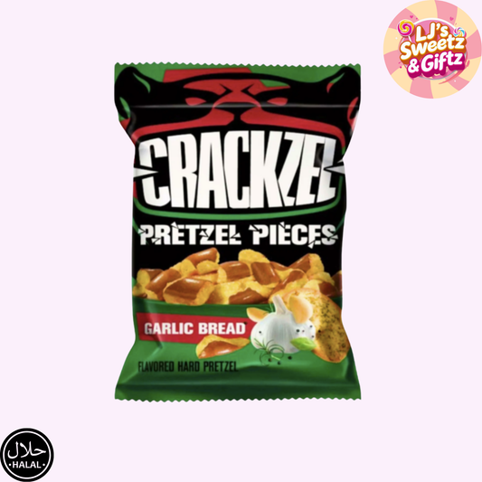 Crackzels Pretzel Pieces Garlic Bread