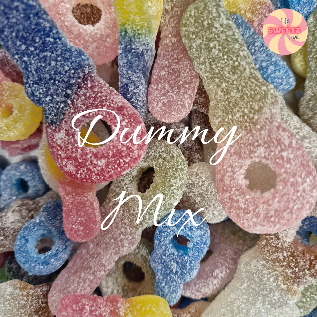 Dummy themed sweet mix candy