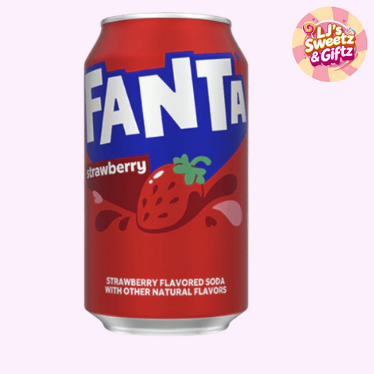 Fanta Strawberry Soda Can