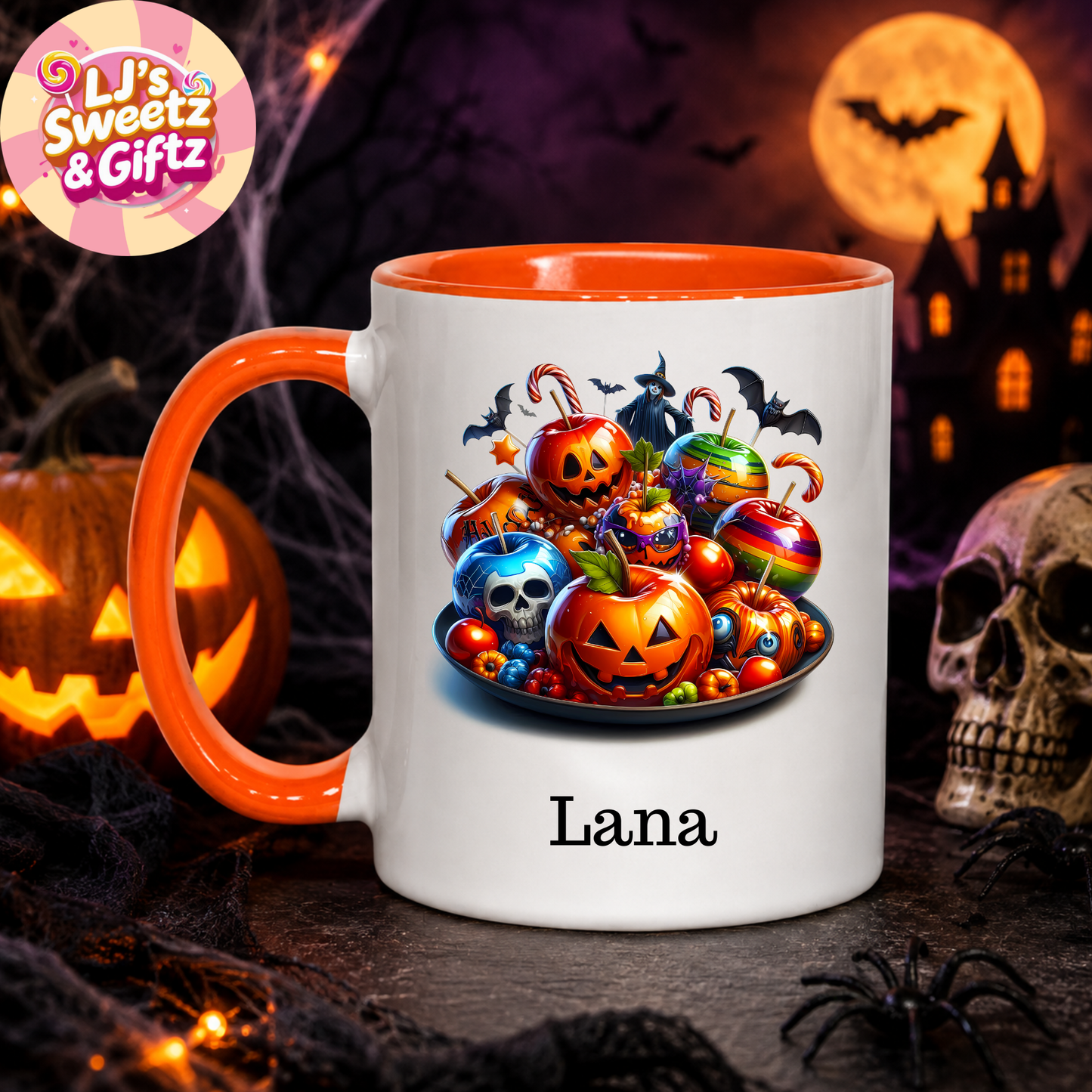 Halloween Spooky Candy Pumpkin Bowl Cup