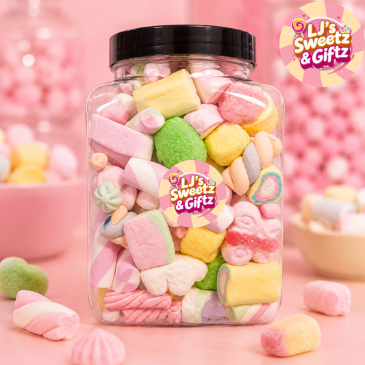 Marshmallow filled Jar