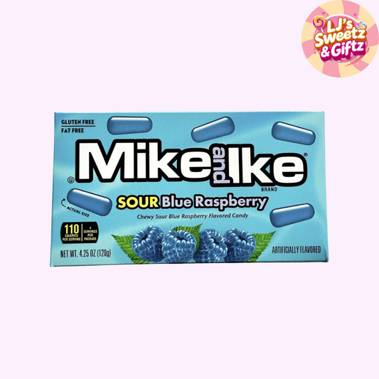 Mike and Ike Sour Blue Raspberry Theatre box 120g