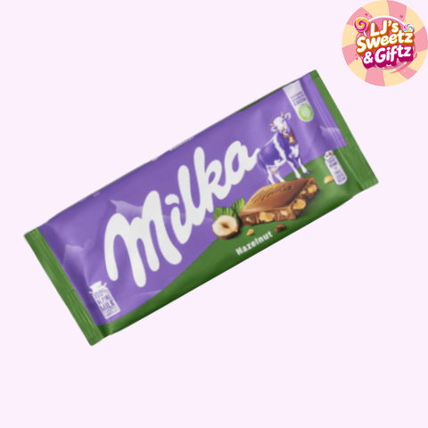 Milka chocolate bar packaging with a visible brand logo on a white background