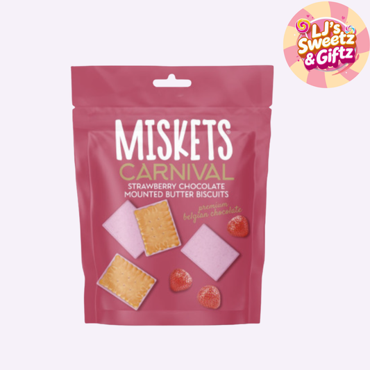 Miskets Strawberry and White Mini Biscuits