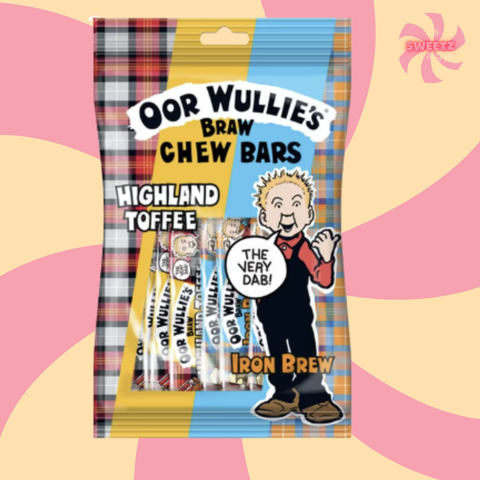 Oor Wullie's Braw Chew Bars Bag 