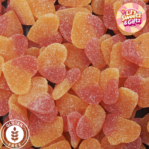 peach hearts swets