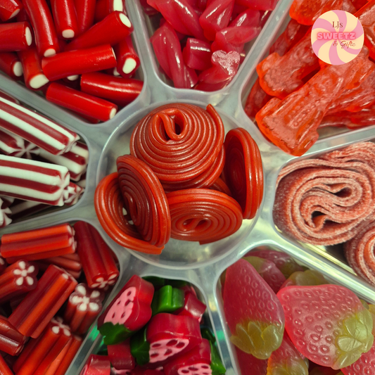 Red Themed Sweet Platter