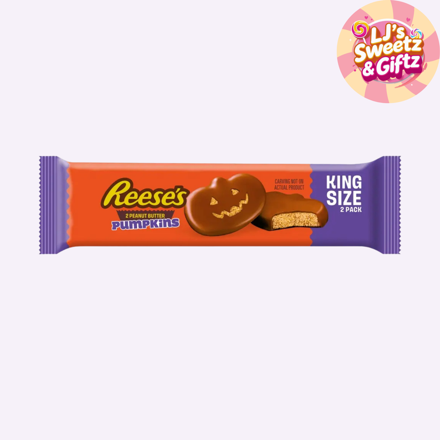 Reese's Peanut Butter & Milk Chocolate Flavoured Pumpkins Kingsize 68g