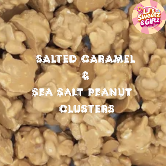 Salted Caramel & Sea Salt Peanut Clusters