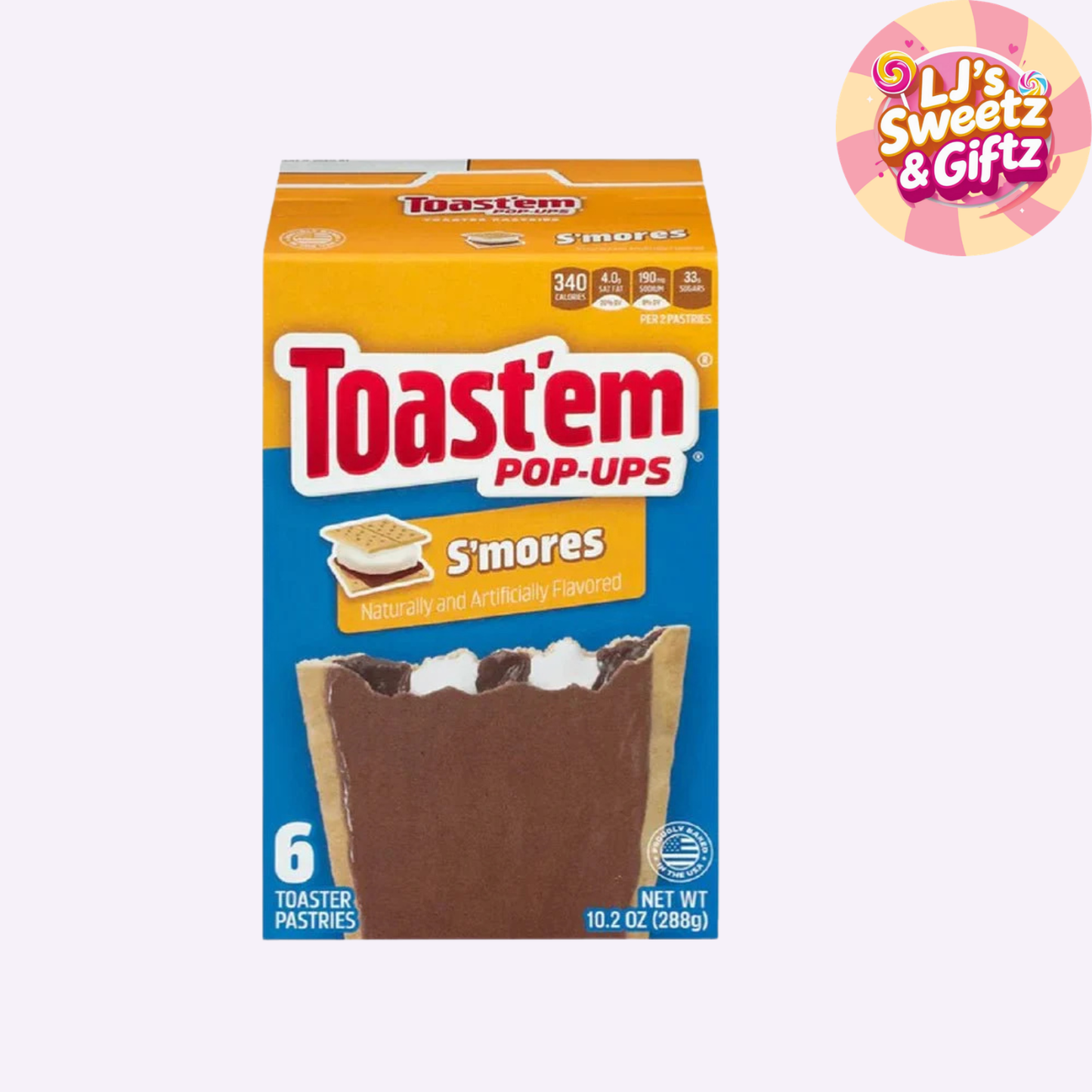 Toast'em Pop-Ups Frosted S'mores 288g