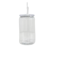 Plastic Libby Drinking Cans, Straw & Lid (BLANK)