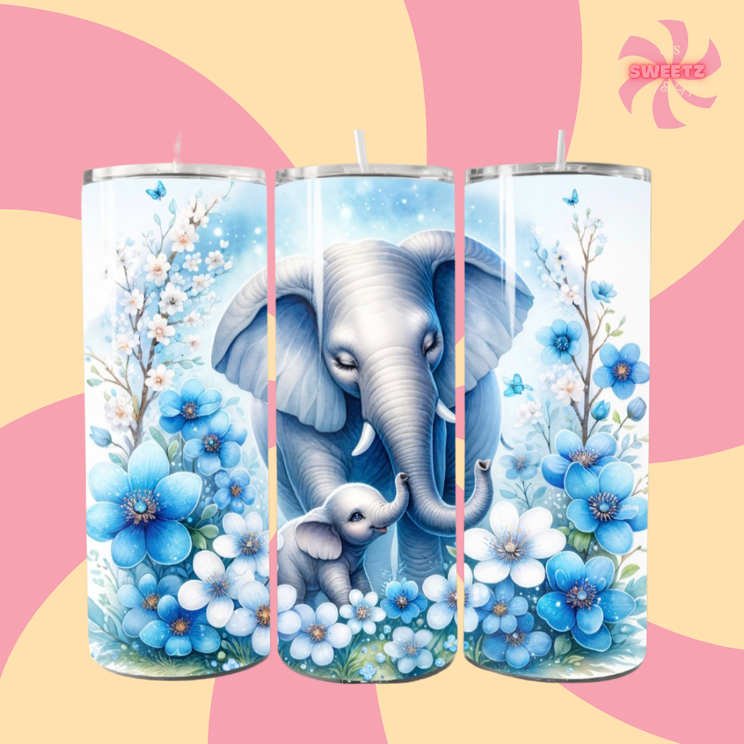 Mum & Baby Elephant Tumbler