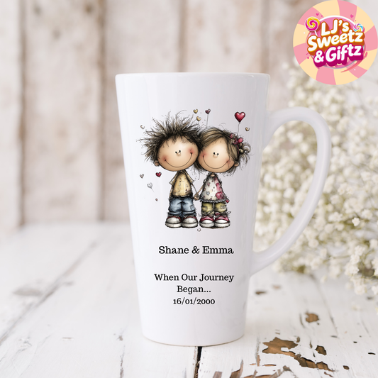 Valentines Couple Latte Mug