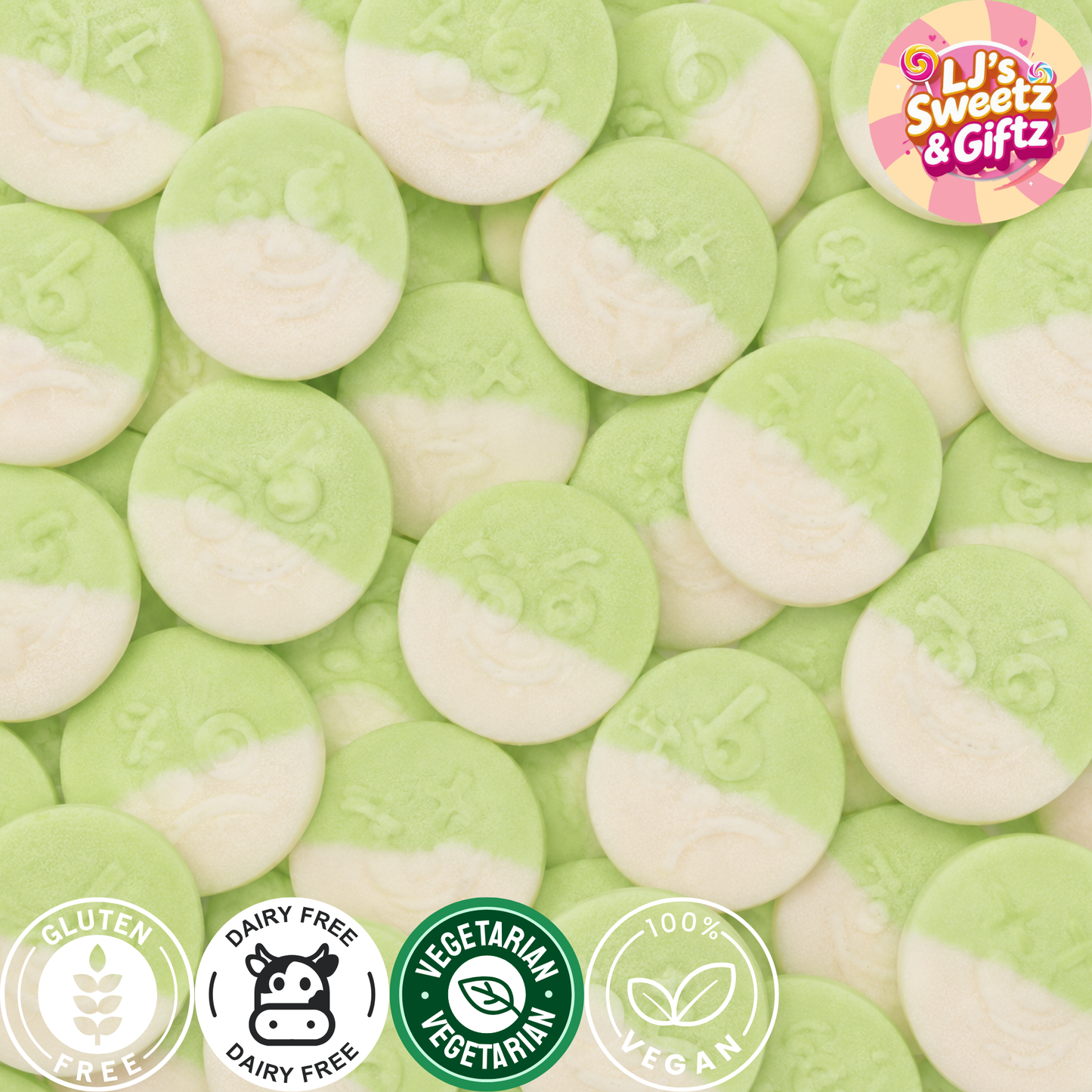 Apple Foam Faces 300g