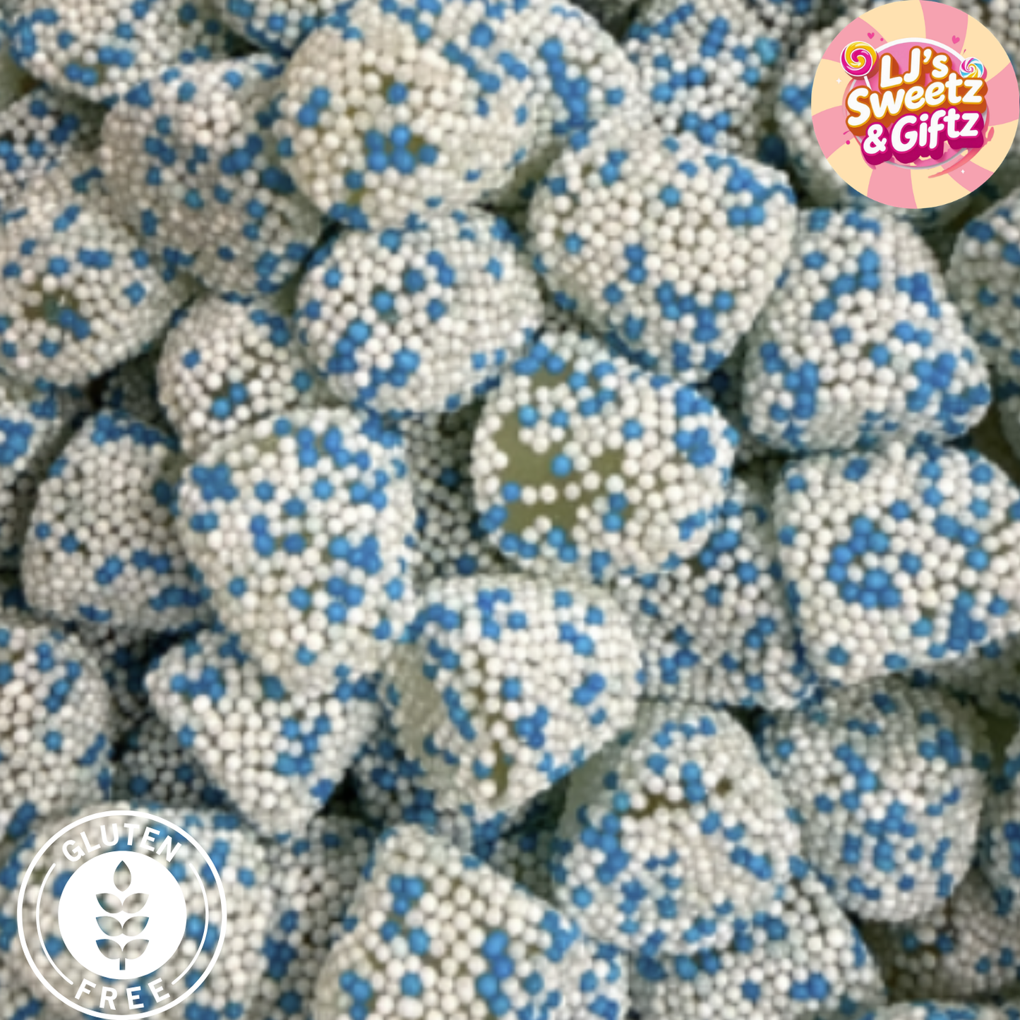 Blue White Speckled Berries 300g