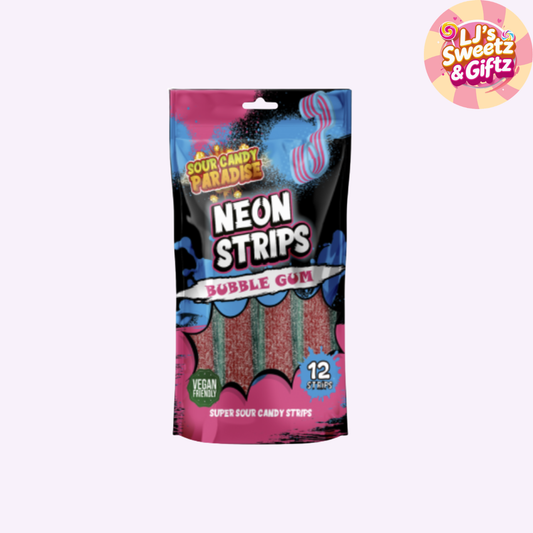 Candy Paradise Neon Strips Bubblegum 130g