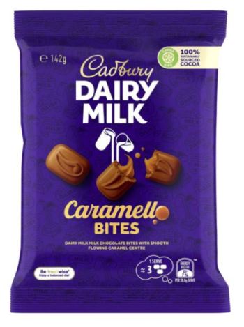 Cadbury Dairy Milk Caramello Bites (AUS) 142g