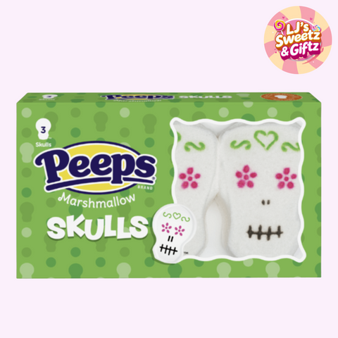 Peeps Halloween Marshmallow Skulls 3PK (USA)